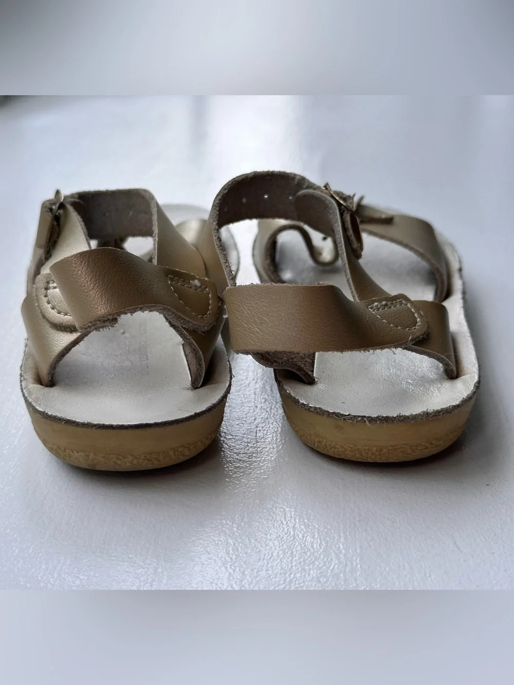 Salt Water Sun-San Surfer Sandal Gold Toddler size 11